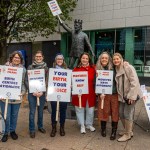 Irish Birth Movement, a grassroots group of mothers, families, midwives and birth workers demanding safe, evidence-based, and compassionate maternity care held a protest in Limerick to protect the rights of mothers on Saturday, October 11, 2025. Picture: Olena Oleksienko/ilovelimerick