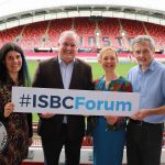 Lucy Findley, SE Mark UK, Paul Ellingstad, PTI Advisors and Briga Hynes, UL Kemmy Business School and Eamon Ryan, CEO of ISBC pictured at the Irish Social Business Campus (ISBC) Forum at Thomond Park. Picture: Richard Lynch/ilovelimerick.