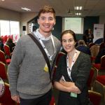 Aoibheann O’Brien, FoodCloud and David Neville, JumpAgrade pictured at the Irish Social Business Campus (ISBC) Forum at Thomond Park. Picture: Richard Lynch/ilovelimerick.