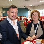 Andy Smith and Grace O’Donnell pictured at the Irish Social Business Campus (ISBC) Forum at Thomond Park. Picture: Richard Lynch/ilovelimerick.