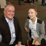 Kelly Fitzgerald, Tait House Community Enterprise and Paul Ellingstad, PTI Advisors pictured at the Irish Social Business Campus (ISBC) Forum at Thomond Park. Picture: Richard Lynch/ilovelimerick.