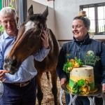 The legendary Limerick horse, Istabraq celebrated his 32nd birthday at Martinstown Stud, on Thursday, May 23, 2024, in celebration of the legacy and mark he left on the worlds of horse racing and the Limerick community. Picture: Olena Oleksienko/ilovelimerick
