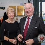 Pictured at the John McNamara Exhibition and Achievement Award at the Hunt Museum were Margret Dylan, Billy Peacocke. Picture: Cian Reinhardt/ilovelimerick