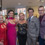 Pictured at the John McNamara Exhibition and Achievement Award at the Hunt Museum were Sinead Clohessy, Specsavers, Liz McNamara, Susan O Mara, Ennis Road, Darren Kennedy, Specsavers Ireland and Richard Lynch. Picture: Cian Reinhardt/ilovelimerick