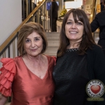 Pictured at the John McNamara Exhibition and Achievement Award at the Hunt Museum were Limerick designers Michelina Stacpoole and Caroline Mitchell. Picture: Cian Reinhardt/ilovelimerick