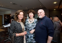 1/4/14
Celia Holman Lee, Catherine Murphy and John McNamara.

Multi award winning novelist Donal Ryan and Proud Limerick woman, fashion stylist and TV presenter Celia Holman Lee was also honoured at the ceremony with a Lifetime Achievement Award.

Multi award winning novelist Donal Ryan has been announced as the 2013 Limerick Person of the Year.

The announcement was made today, Tuesday, April 1st, at a gala awards lunch in the Clarion Hotel, Limerick where Fashion Queen, Celia Holman Lee, was also honoured with a Lifetime Achievement Award.

Mr Ryan, (37) Castletroy, Limerick achieved worldwide acclaim for his debut novel 'The Spinning Heart' which was longlisted for the Booker Prize in 2013. The publication also won the Bord GÃ¡is Energy Book of the Year 2012 and the 2013 Guardian First Book Award.

The Spinning Heart, written in 2010, has been described as an original, poignant and timely debut and one of the first literary novels to deal with the catastrophic social and human effects of Irelandâs financial collapse. 

Proud Limerick woman, fashion stylist and TV presenter Celia Holman Lee was also honoured at the ceremony with a Lifetime Achievement Award.

Limerick Leader editor Alan English said Ms Holman Lee's pride in her city and determination to fly the flag for Limerick at every opportunity was the ultimate reason she was selected for an award.
Pic Sean Curtin Photo.