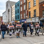A protest calling for justice for a journalism student Joe Drennan killed in a hit and run incident in 2023 took place in Limerick city centre on Saturday. Picture: Olena Oleksienko/ilovelimerick