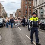 A protest calling for justice for a journalism student Joe Drennan killed in a hit and run incident in 2023 took place in Limerick city centre on Saturday. Picture: Olena Oleksienko/ilovelimerick
