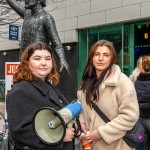 A protest calling for justice for a journalism student Joe Drennan killed in a hit and run incident in 2023 took place in Limerick city centre on Saturday. Picture: Olena Oleksienko/ilovelimerick