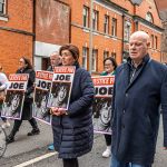 A protest calling for justice for a journalism student Joe Drennan killed in a hit and run incident in 2023 took place in Limerick city centre on Saturday. Picture: Olena Oleksienko/ilovelimerick