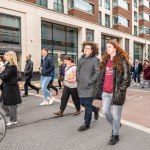 A protest calling for justice for a journalism student Joe Drennan killed in a hit and run incident in 2023 took place in Limerick city centre on Saturday. Picture: Olena Oleksienko/ilovelimerick