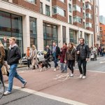 A protest calling for justice for a journalism student Joe Drennan killed in a hit and run incident in 2023 took place in Limerick city centre on Saturday. Picture: Olena Oleksienko/ilovelimerick