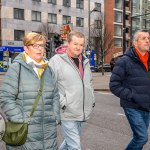 A protest calling for justice for a journalism student Joe Drennan killed in a hit and run incident in 2023 took place in Limerick city centre on Saturday. Picture: Olena Oleksienko/ilovelimerick