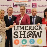 Pictured at the launch of the Limerick Show 2019 at AIB Bank, O Connell Street Limerick are Shona Keane, Manager AIB Castletroy Limerick, Donie O Connor, Limerick Show Events Coordinator, Helen O Donnell, Limerick Tidy Towns, Leo Walsh, Limerick Show President and Edel Gupta, Midwest Cancer Foundation. Picture :Bruna Vaz Mattos/ilovelimerick 2019.