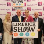 Pictured at the launch of the Limerick Show 2019 at AIB Bank, O Connell Street Limerick are John Furie, Limerick Show Treasurer, Shona Keane, Manager AIB Castletroy Limerick, Richard Kennedy, Limerick Show Chairperson, Helen O Donnell, Limerick Tidy Towns, Leo Walsh, Limerick Show President and Donie O Connor, Limerick Show Events Coordinator. Picture : 
Bruna Vaz Mattos/ilovelimerick 2019.