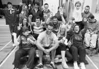 Special Olympics games video shoot for I love Limerick.Leanne Moore and Kamal Ibrahim work out the the athletes in the University of Limerick and Lisnagry.Pic Sean Curtin Photo.