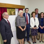 Pictured at the official opening of the Leben Building, University Hospital Limerick were: Professor Niall O'Higgins, Chairmperson UL Hospitals Group, Collette Cowen, CEO UL Hospitals Group, Simon Harris, Minister for Health, Una Anderson-Ryan, Chairperson of Special Projects Parkinson's Association of Ireland, Jim Canny, Chairperson Mid-Western Hospitals Development Tust and Patricia Duffy Barber, Chairperson Cystic Fibrosis Ireland. Picture: Cian Reinhardt/ilovelimerick