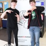 Pictured are Ireland's Young Filmmaker of the Year Awards 2019 finalists Matthew Howe, 18 and Reuben Harvey, 18 both from Laois who won the Audience Award for their film 'Picture This' at the Leinster regional heats of the Fresh Film Festival at the Irish Film Institute. Picture: Orla McLaughlin/ilovelimerick.