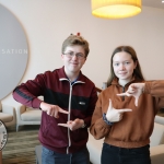 Pictured are Ireland's Young Filmmaker of the Year Awards 2019 finalists Liam Boland, 16 and Molly Hoque, 16 both from the Kildare Young Filmmakers group at the Leinster regional heats of the Fresh Film Festival at the Irish Film Institute. Picture: Orla McLaughlin/ilovelimerick.