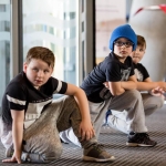 01.04.2017 REPRO FREE Limerick Lifelong Learning Festival, Mary Immaculate College Limerick. Pictured at the event was Jayden Daly, Eryk Tylock and Kelin Daly of the Limerockers. Picture: Alan Place.