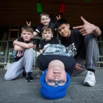 01.04.2017 REPRO FREE Limerick Lifelong Learning Festival, Mary Immaculate College Limerick. Pictured at the event were, Cillian Moloney, Kelin Daly, Angelo Cris Bangay, Jayden Daly and Eryk Tyloch, Limerockers. Picture: Alan Place.