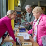 01.04.2017 REPRO FREE Limerick Lifelong Learning Festival, Mary Immaculate College Limerick. Pictured at the event were, Maria Cagney, Hunt Museum, Tom and Breda McNamara. Picture: Alan Place.