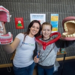 01.04.2017 REPRO FREE Limerick Lifelong Learning Festival, Mary Immaculate College Limerick. Pictured at the event were, Paula Dalton, Crescent Dental and Olga Kyrychenko. Picture: Alan Place.