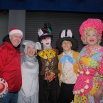 The magic of Christmas embarks upon Limerick city as O'Connell Street is lit up for the upcoming festivities at the Light Up Limerick ceremony 2018. The cast of pantos Alice in Wonderland and Snow White come together for the ceremony. Pictured are the cast of Limerick Panto Society production Alice in Wonderland and Myles Breen from the panto Snow White.  Picture: Baoyan Zhang/ilovelimerick