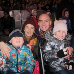 The magic of Christmas embarks upon Limerick city as O'Connell Street is lit up for the upcoming festivities at the Light Up Limerick ceremony 2018. Cllr Daniel Butler, Mayor of the Metropolitan District of Limerick attended the ceremony with his family. Picture: Baoyan Zhang/ilovelimerick