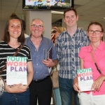 Angie Smalis, Gerry Kirby, John Hogan and Deirdre Wilson, all from Limerick Youth Theatre at the Limerick and Clare Education and Training Board Youth Work Plan Launch, Thomond Park, Thursday, May 31st, 2018. Picture: Sophie Goodwin/ilovelimerick