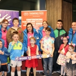 Pictured at the launch of Limerick Autism Group's #borntostandoutcampaign are Caroline Hogan, Matthew Hogan, Susan Pierce, Candice Enright, Joey Enright and Keith Enright (back) and Joey Hogan, Caoimhín Hogan, Willow Spratt, James Enright, and Isabella Enright (front).  Picture: Orla McLaughlin/ilovelimerick.