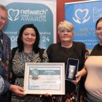 Mrs. Francis O’Donoghue from Kildimo, Co. Limerick won Limerick Carer of the Year 2019 from Family Carers Ireland at the Absolute Hotel on Friday, November 8, 2019. Picture: Kate Devaney/ilovelimerick.