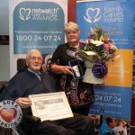 Mrs. Francis O’Donoghue from Kildimo, Co. Limerick won Limerick Carer of the Year 2019 from Family Carers Ireland at the Absolute Hotel on Friday, November 8, 2019. Picture: Kate Devaney/ilovelimerick.
