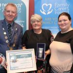 Mrs. Francis O’Donoghue from Kildimo, Co. Limerick won Limerick Carer of the Year 2019 from Family Carers Ireland at the Absolute Hotel on Friday, November 8, 2019. Picture: Kate Devaney/ilovelimerick.
