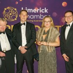 The Limerick Chamber Regional Business Awards 2022 yook palace at the Limerick Strand Hotel on Friday, November 18, 2022. A Special Recognition Award for Creative Collaboration and Contribution went to Richard Lynch and I Love Limerick. Picture:  Kris Luszczki/ilovelimerick