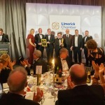 The Limerick Chamber Regional Business Awards 2022 yook palace at the Limerick Strand Hotel on Friday, November 18, 2022. A Special Recognition Award for Creative Collaboration and Contribution went to Richard Lynch and I Love Limerick. Picture:  Kris Luszczki/ilovelimerick