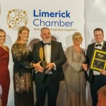 The Limerick Chamber Regional Business Awards 2022 yook palace at the Limerick Strand Hotel on Friday, November 18, 2022. A Special Recognition Award for Creative Collaboration and Contribution went to Richard Lynch and I Love Limerick. Picture:  Kris Luszczki/ilovelimerick