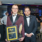 The Limerick Chamber Regional Business Awards 2022 yook palace at the Limerick Strand Hotel on Friday, November 18, 2022. A Special Recognition Award for Creative Collaboration and Contribution went to Richard Lynch and I Love Limerick. Picture:  Kris Luszczki/ilovelimerick