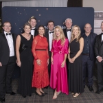 from left to right: Kevin Harty, Isabel Tracey, Ed Kelly, Lisa Killeen, Harry Fehily, Marguerite Seymour, Donal Creaton, Sandra Egan, Stephen Walker, Sean Fitzgerald all from Holmes / Sponsor of Innovation Excellence Award