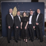 from left to right: Donal Hanrahon , Pat Sheehan, Gemma Harte , John O’Rourke , Diarmud Hendrick all from BDO/ Sponsor of Best Excellence in Customer Experience Award: Retail and Hospitality.
