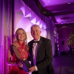 from left to right: Miriam O’Connor - President Limerick Chamber, John Kiely - Limerick Hurling Manager / President Award Winner, .