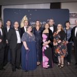 From left to right: Mike Fitspatrick, Keith Barry, Frank Houghton, Larry O’Donohue, Mielinda Gushwa, Gillian Barry, Maura Clancy, Michael Tobin, Mary Egan, Maria Kyne, John O’Shaughnesy, James Collins all from TUS / Sponsor of the Best Overall Business of the Year Award. .