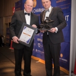 No repro fee- limerick chamber president's dinner 2017 - 17-11-2017, From Left to Right: Presidents Award- Michael Noonan, Ken Johnson - President Limerick Chamber. Photo credit Shauna Kennedy