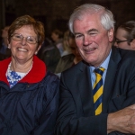Pictured at the Limerick Civic Trust Autumn Lecture with Stephen Green at St Mary's Cathedral were Margaret Jackson and Brian McLoghlin, Limerick Civic Trust. Picture: Cian Reinhardt/ilovelimerick