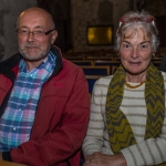 Pictured at the Limerick Civic Trust Autumn Lecture with Stephen Green at St Mary's Cathedral were Joe Lynch, Castletroy and Mairead Linnane, Co. Clare. Picture: Cian Reinhardt/ilovelimerick