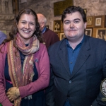 Pictured at the Limerick Civic Trust Autumn Lecture Series with Jodie Ginsberg were Alison McNamara, Limerick Civic Trust and Darragh Roche, Limerick Life. Picture: Cian Reinhardt/ilovelimerick