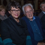 Pictured at the Limerick Civic Trust Autumn Lecture with Stephen Green at St Mary's Cathedral were Nancy Thomas, Clonlara and Hire Wood.. Picture: Cian Reinhardt/ilovelimerick