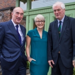 Pictured at the Limerick Civic Trust Ladies Lunch were David O'Brien, Limerick Civic Trust, Emily Ross, SportsTech Ireland and Brian McLoghlin, Limerick Civic Trust. Picture: Cian Reinhardt/ilovelimerick
