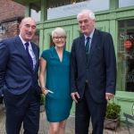 Pictured at the Limerick Civic Trust Ladies Lunch were David O'Brien, Limerick Civic Trust, Emily Ross, SportsTech Ireland and Brian McLoghlin, Limerick Civic Trust. Picture: Cian Reinhardt/ilovelimerick