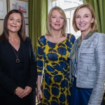Pictured at the Limerick Civic Trust Ladies Lunch were Hilda Dolan, Bank of Ireland, Edwina Gore, Gore Communications and Maria Kelly, Bank of Ireland. Picture: Cian Reinhardt/ilovelimerick